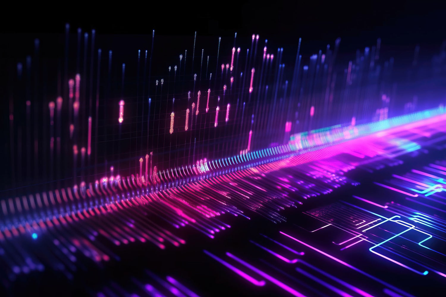 Circute nodes lines